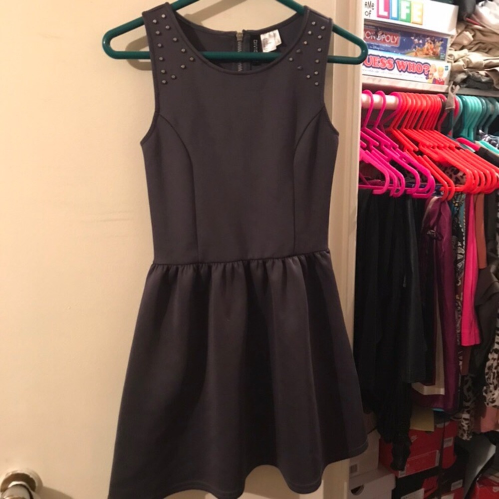 H&M Peplum Zipper Back Dress